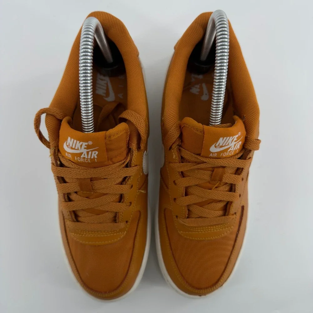 Nike Air Force 1 Low Monarch Orange White Size 5Y Sneakers